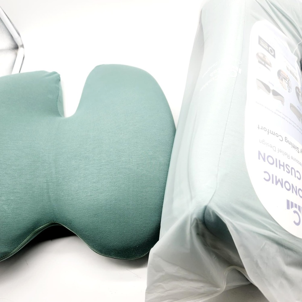 Cushion Lab Ergonomic Seat Cushion – Coccyx & Sciatica Support – Green - Picture 6 of 6